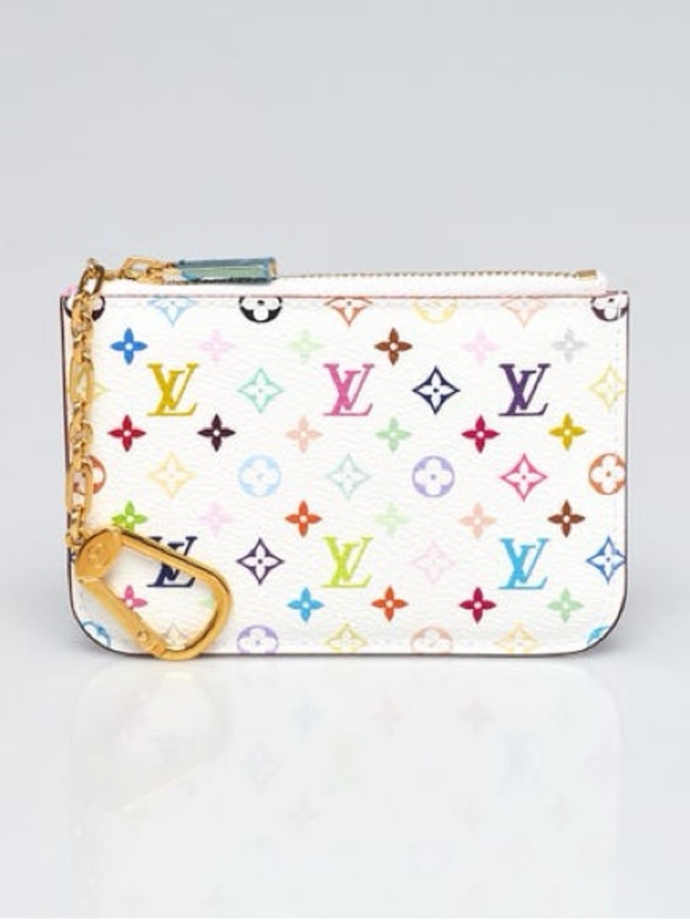 Louis Vuitton Pochette Clés NM Monogram Multicolor Canvas Mini Wallet